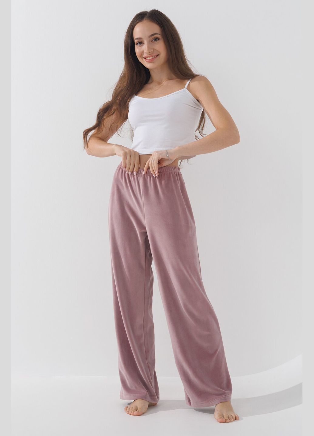 Комбинированная всесезон пижама низ штаны женские f60148 пепел розы (2000990769121a) shop (2000990769121) Fleri