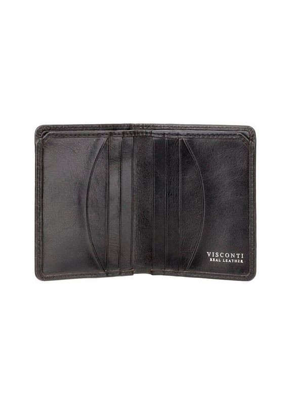 Портмоне мужское кожаное Caiman Black (CR91 BLK) Visconti (324265405)