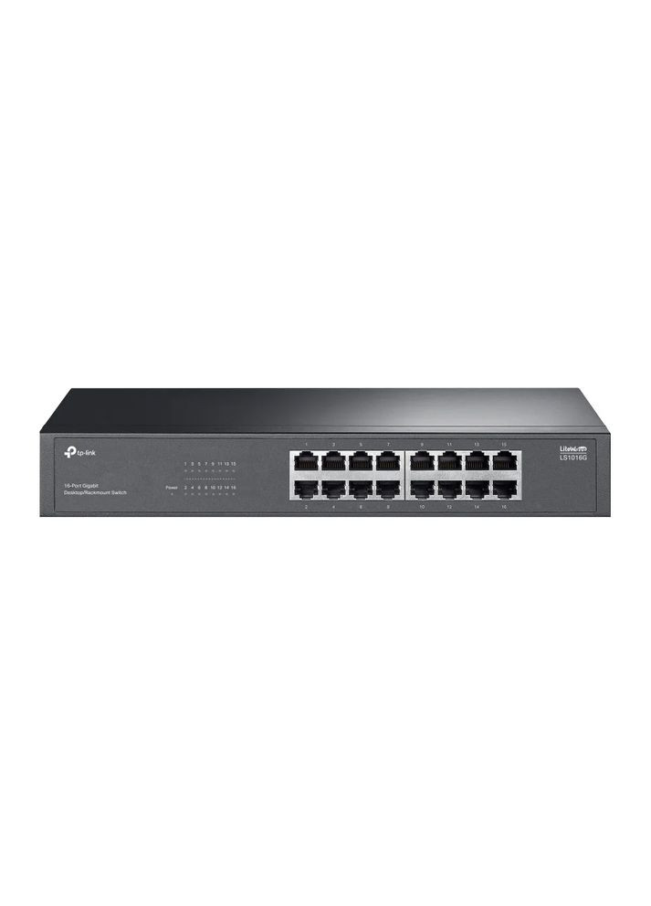 Коммутатор LS1016G 16xGE, Некерованный TP-Link (393457686)