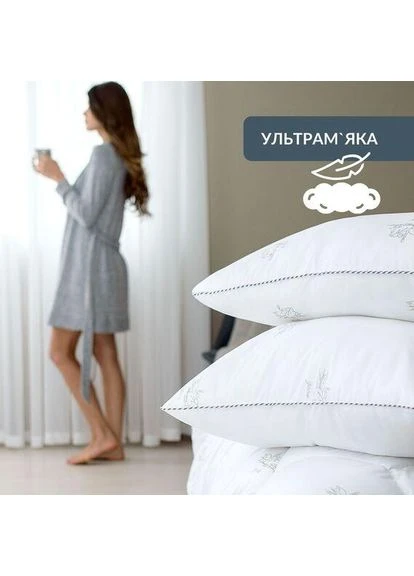 Подушка Super Soft Classic 40х60 см искусственный пух, гипоаллергенная, мягкая IDEIA (396463889)