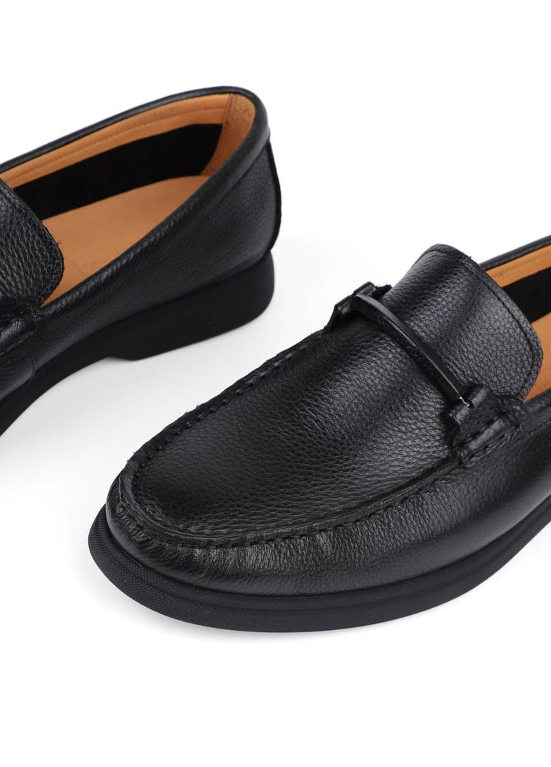 Черные мужские туфли d9361-810b-785 черная кожа Miguel Miratez