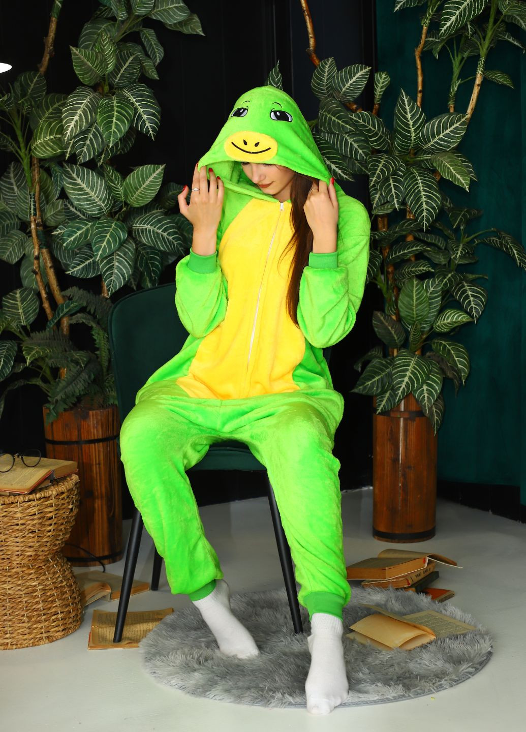 Плюшевое кигуруми Черепаха женская пижама с капюшоном (1140) My Kigu (360885064)