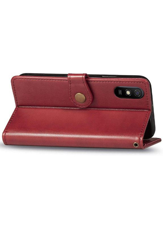 Шкіряний чохол-книжка Gallant (PU) для Xiaomi Redmi 9A Red Getman (351362196)