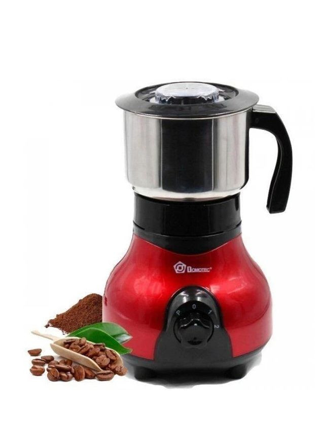 Электрическая кофемолка измельчитель MS-1108 250Вт Красный Domotec (278634008)