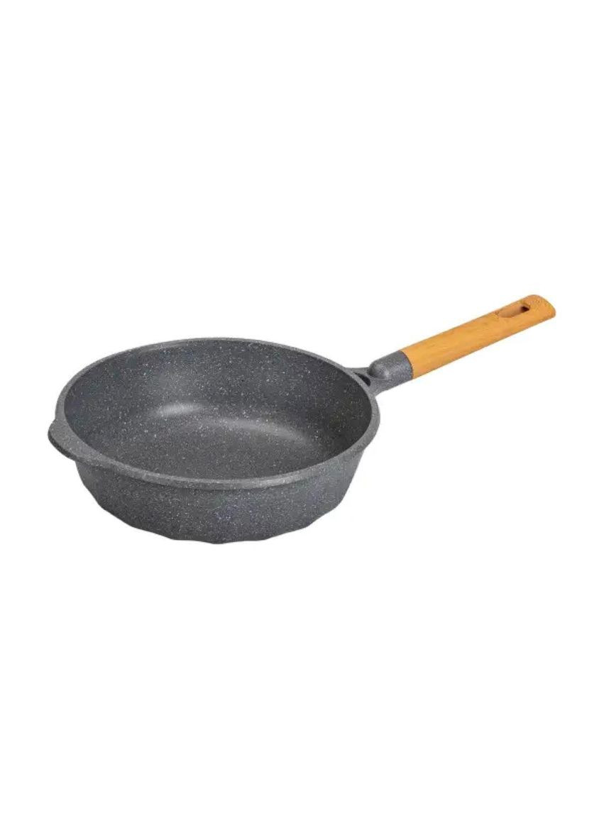 Набор посуды, 4 кастрюли, алюминиевое толстое дно с лопаткой и половником, серый HP-4-404G MGC (368767544)