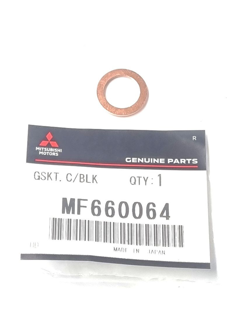 Оригинальная шайба форсунки обратки MF660064 Л200, PAJERO Паджеро Спорт Mitsubishi (345737853)