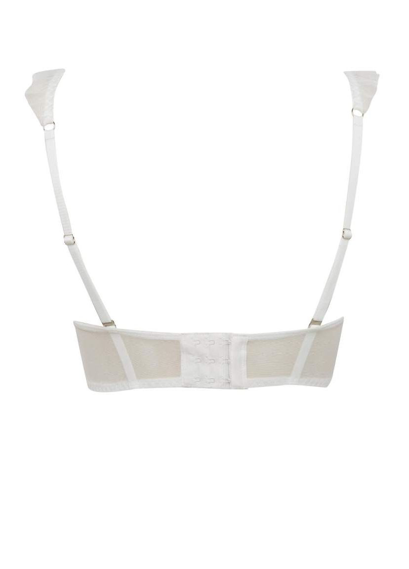 Белый балконет кружевной бюстгальтер fall in love FS с косточками