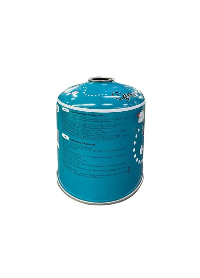 Набір із 12 шт газових балонів різьбових бутанових, 450гр Quest (353502500)