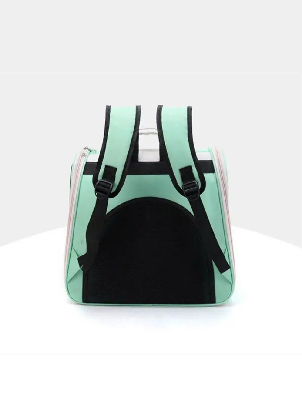 Рюкзак сумка переноска для животных кошек собак с карманом прозрачным окном вентиляцией 37х24х32 см (477263-Prob) Мятный Unbranded (296095292)