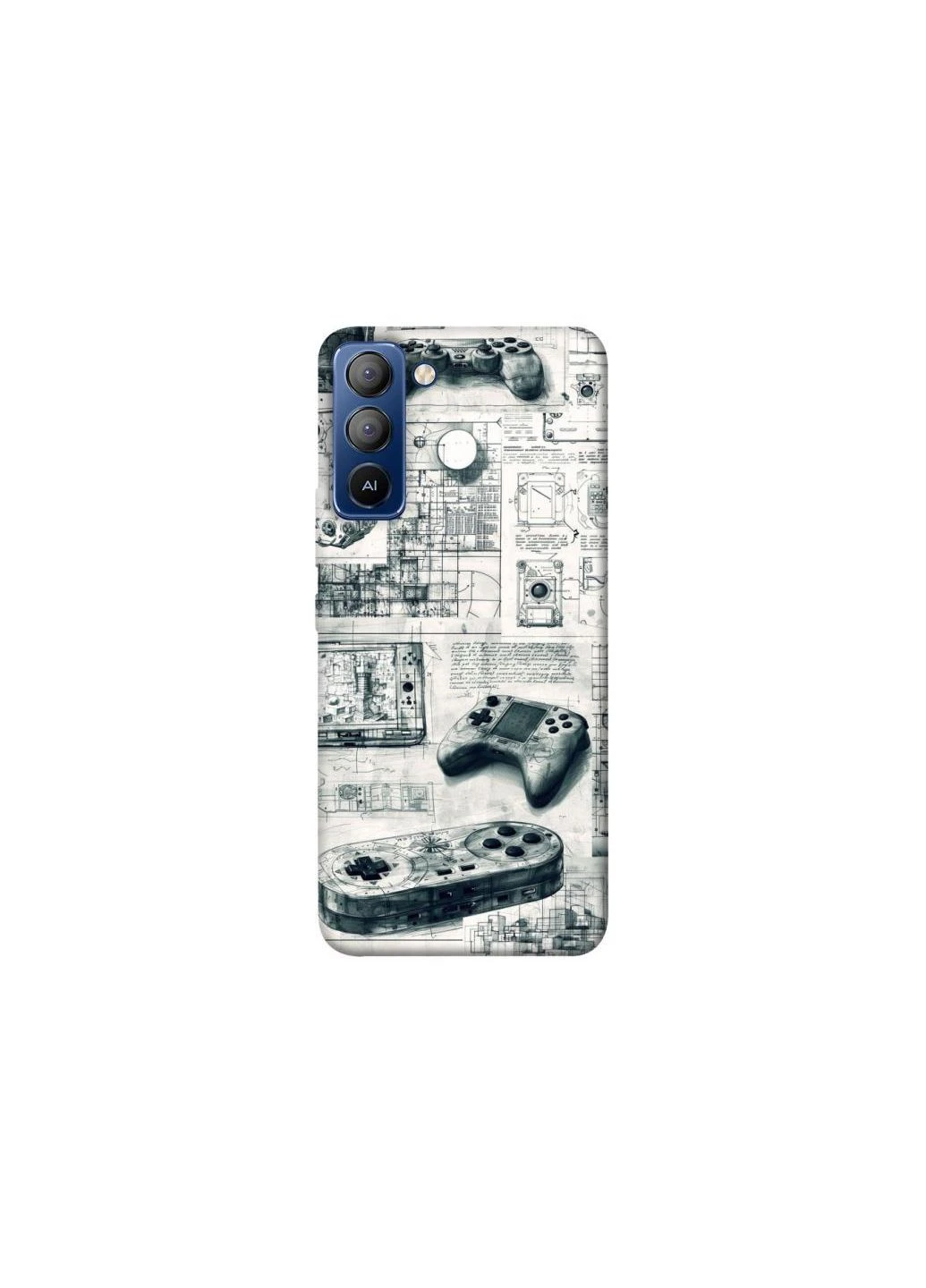Чехол на TECNO Pop 5 LTE Gamer Zone ver.2 Frontalka (393233660)