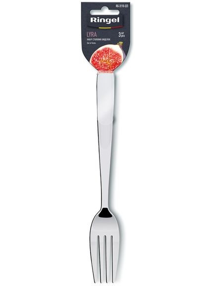 Набір столових виделок Lyra 3 предмети (RG-3110-3/3) Ringel (296194842)