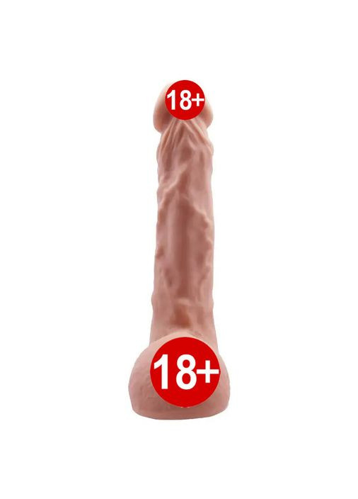 Фалоїмітатор м'який Beautiful JASON Dildo фалолос реалістичний 24 см Baile (303898096)
