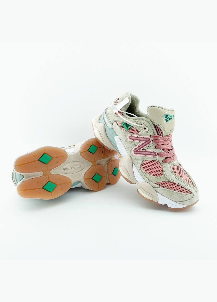 Жіночі кросівки New Balance Joe Freshgoods Inside Voices Penny Cookie Pink No Brand 9060 рожеві демісезони (324397318)