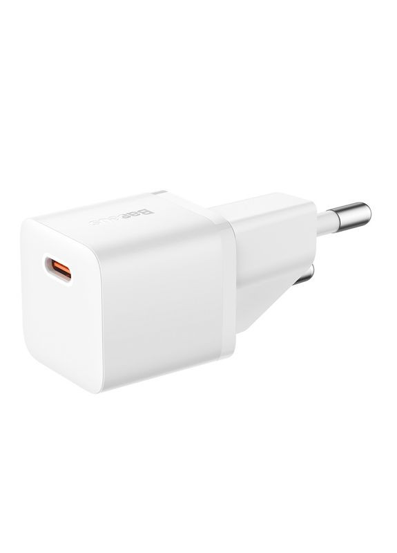 Мережевий зарядний пристрій GaN5 Fast Charger(mini) 1C 20W EU White Baseus GaN5 Fast Charger (mini) (368698396)