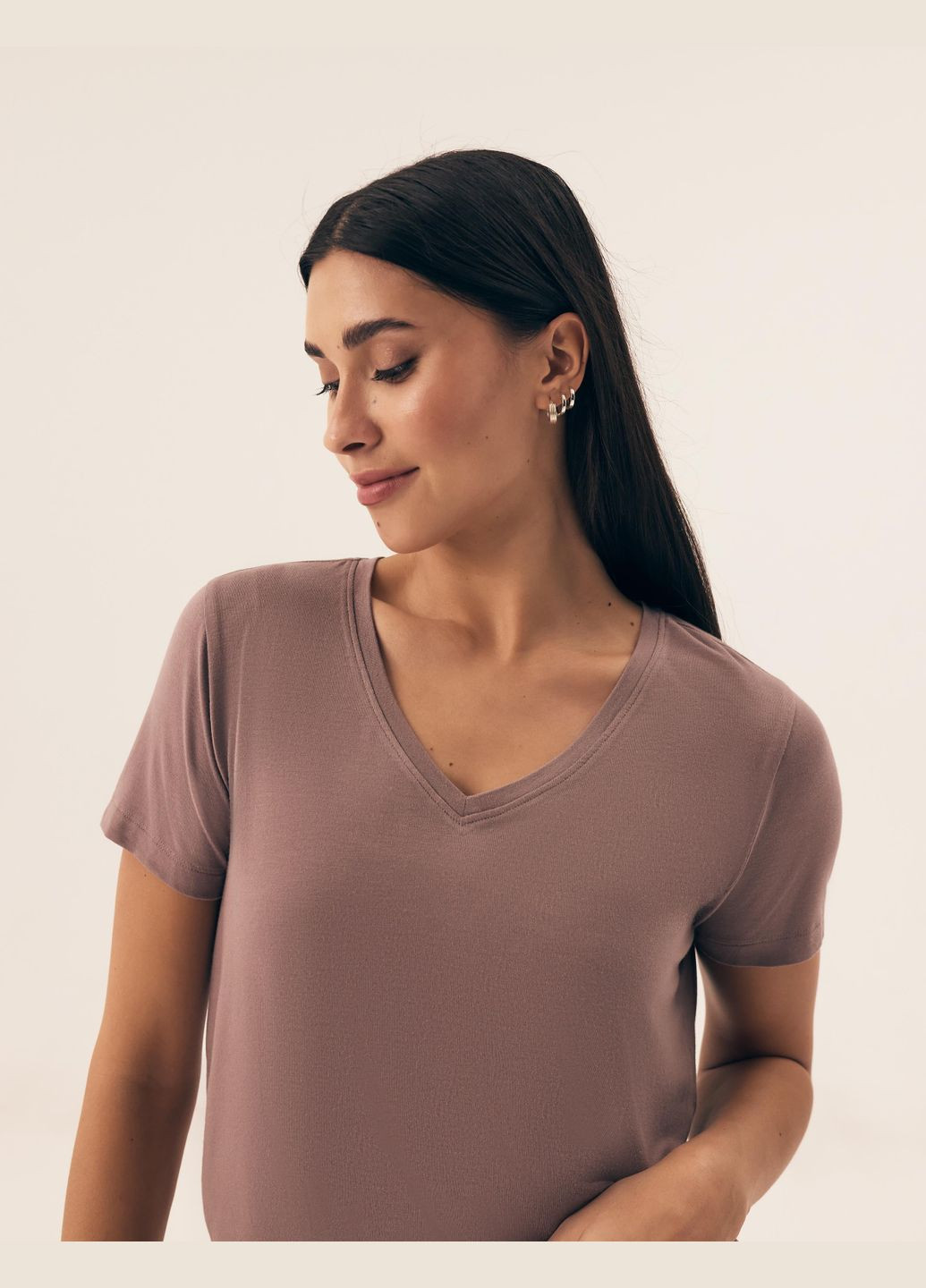 Кофейная всесезон женская пижама футболка + шорты Henderson