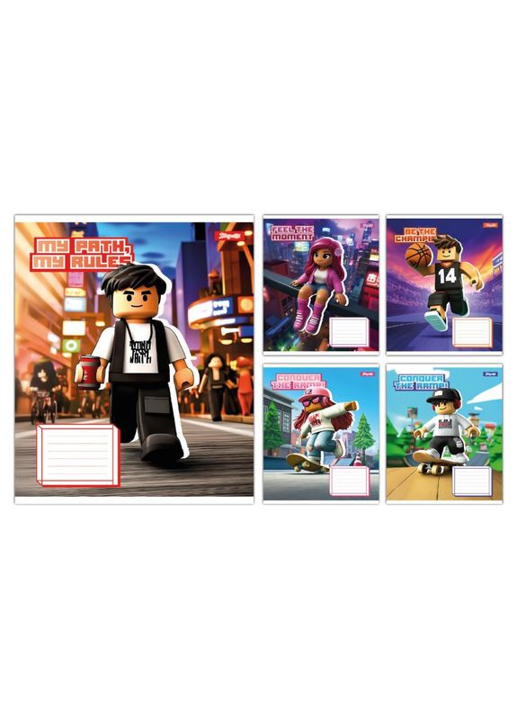 Тетрадь ученическая Lego character 768179 12 л. shop (4823092297839) 1B (363296853)