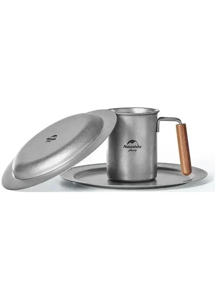 Кружка з дерев’яної ручкою NH21SJ001 350мл Naturehike (316437145)