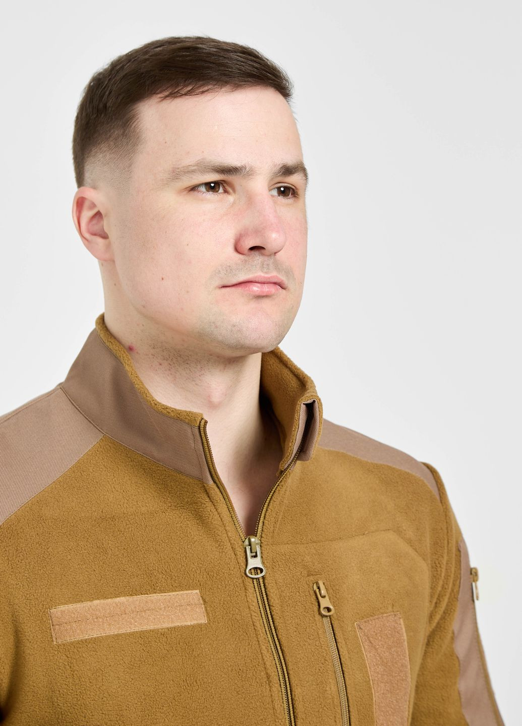 Тактическая флисовая кофта койот UKM (367055507)