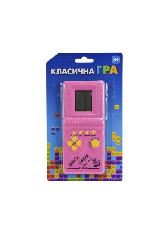 Детская интерактивная игрушка "Классическая игра Тетрис" 725-60(Pink) розовый Bambi (373167982)