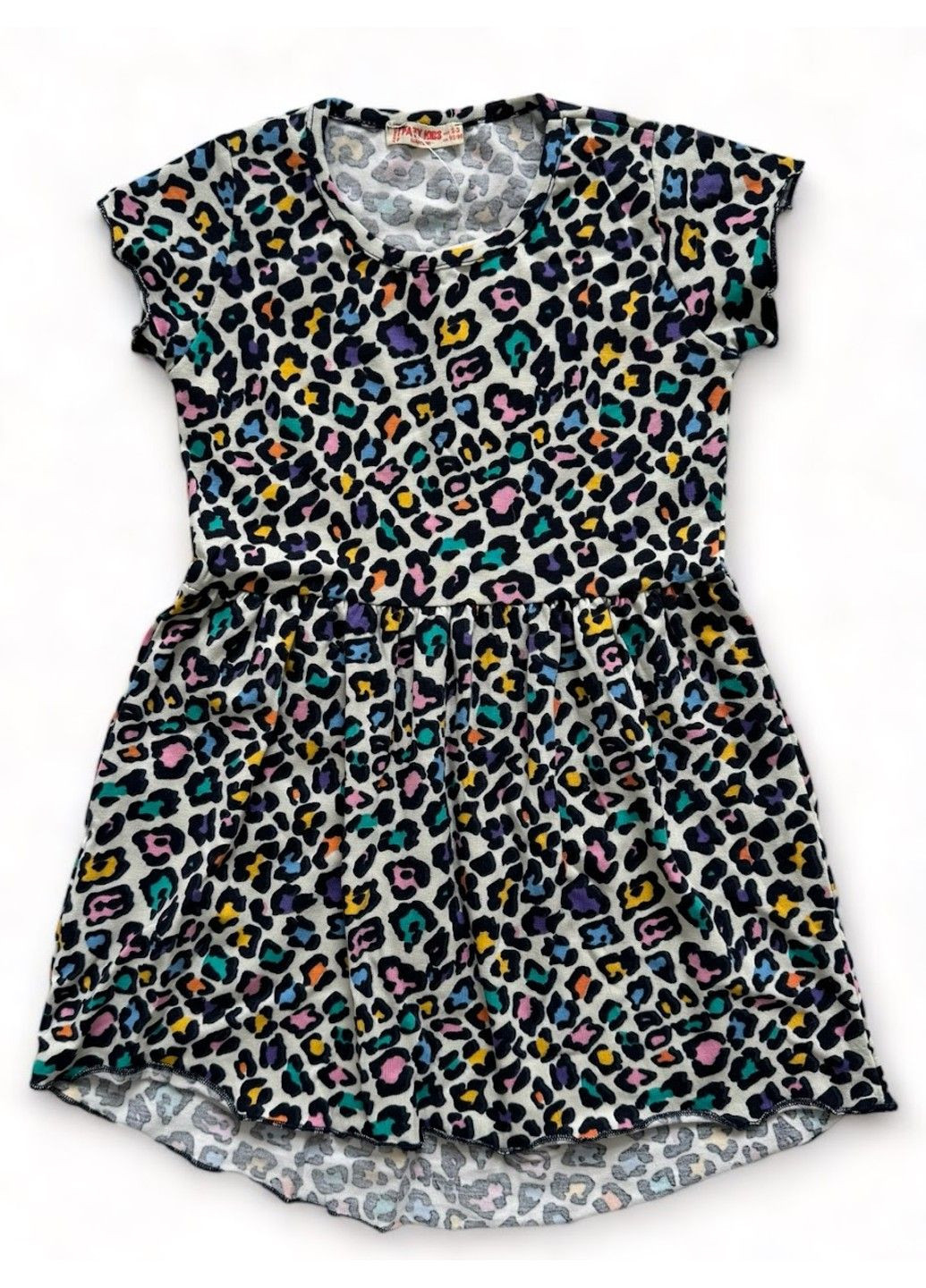 Комбинированное платье в принт леопардовый Paty Kids (280916547)
