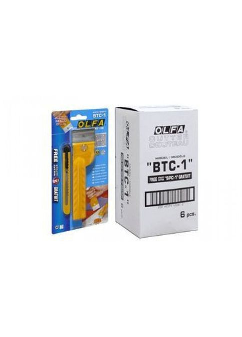 Ніж-скребок BTC-1, швидкозмінне лезо 43 мм (11659) Olfa (317755374)