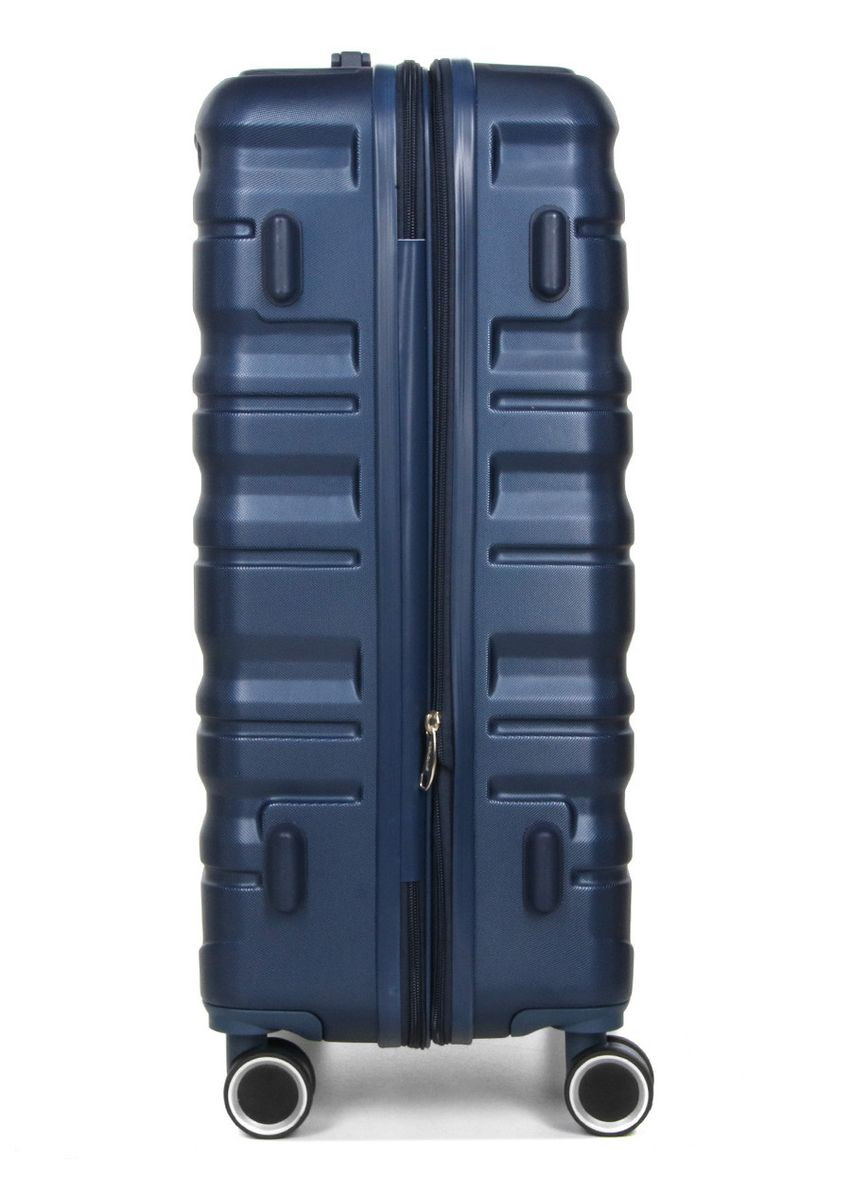 Чемодан Франция средняя M синяя 66х43х26(+5)см/75л/3.7кг/ 628 WORLDLINE (324802284)