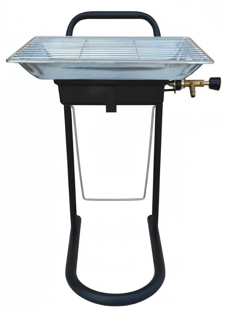 Комплект Газовий обігрівач Kamp Soba 3.5 кВт NG-310-P на ніжці з Балоном 27 л и 3м шланг редуктор Nurgaz (363317775)