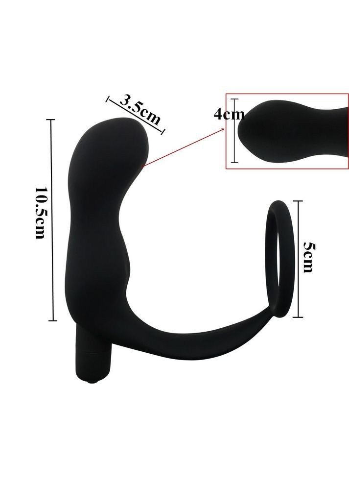 Массажер простаты анатомический с вибрацией -2 Roger (303909751)