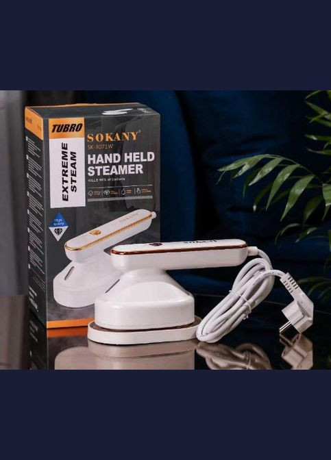 Відпарювач дорожній SK-YD-2130 міні праска для прасування та відпарювання 1600 Вт Sokany (297331846)