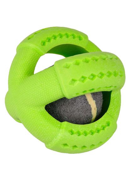 Игрушка для собак мяч Foam Dina Tennis 11 х 11 х 9 см (5400585072839) Flamingo (279568322)