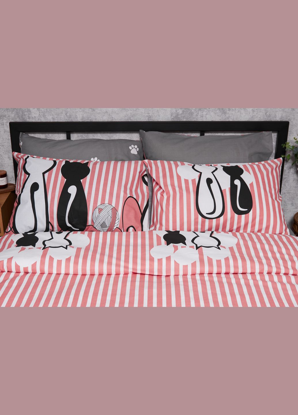 Комплект постельного белья Бязь Gold Люкс семейный 160х220х2 наволочки 2х50х70 (MS-820003251) Moon&Star Cat (288044352)