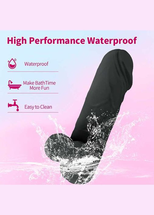 Реалистичный смарт мини-вибратор для клитора Love Spouse черный – Смарт вибраторы No Brand (370611740)