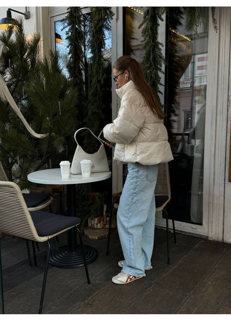 Бежева демісезонна куртка жіноча KaraMix