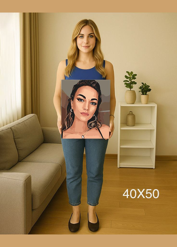 🎨 Картина по номерам по фото 40х50 см — Стандарт No Brand (331155401)