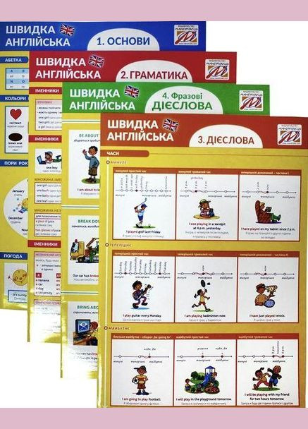 Швидка англійська. Комлект із 4 книг Мандрівець (273239205)