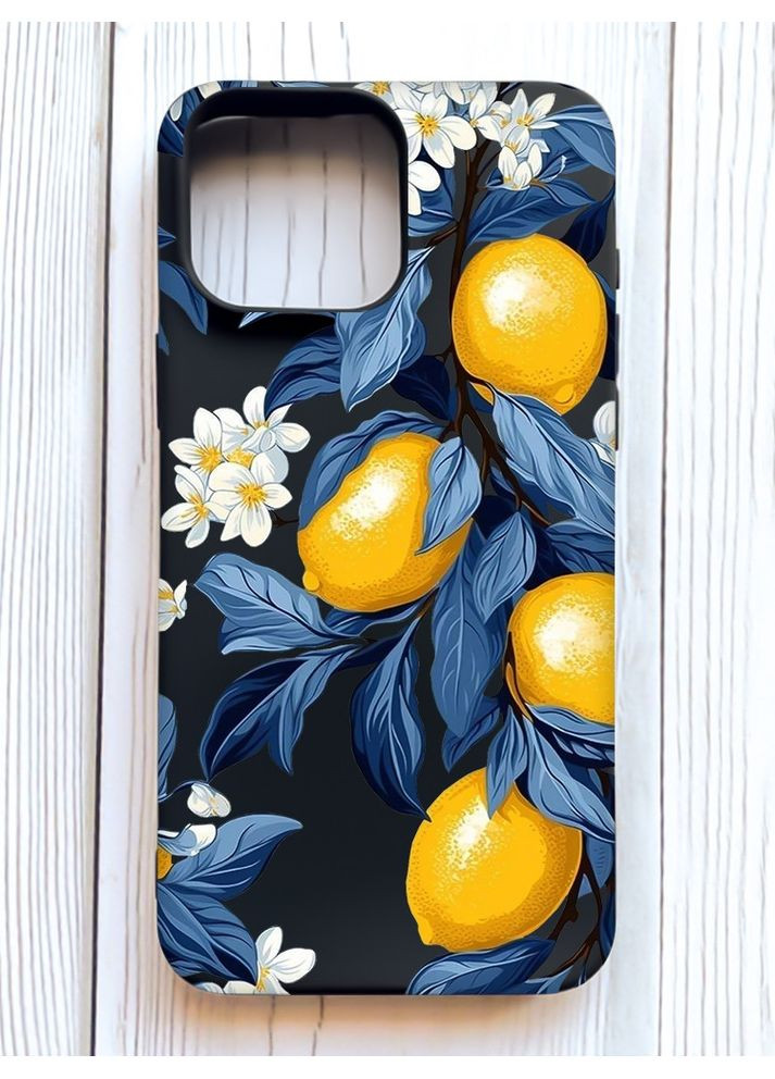 Матовый чехол на iPhone 16 Pro Max Лимонное дерево (принт 417) Creative (361112505)