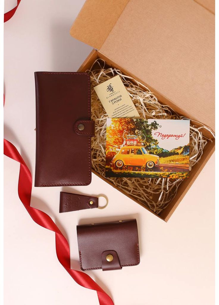 Набір жіночих шкіряних аксесуарів Медіна BlankNote (348359303)