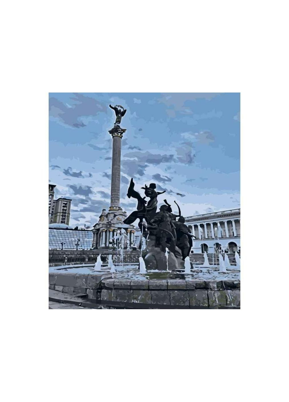 Набір для розпису по номерах Засновники Києва 40х50см SY6550 ТМ Strateg (304643744)