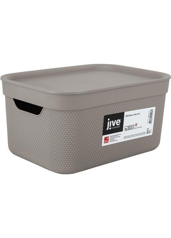 Контейнер для хранения вещей с крышкой Jive 5 л (10522) Rotho (334713624)