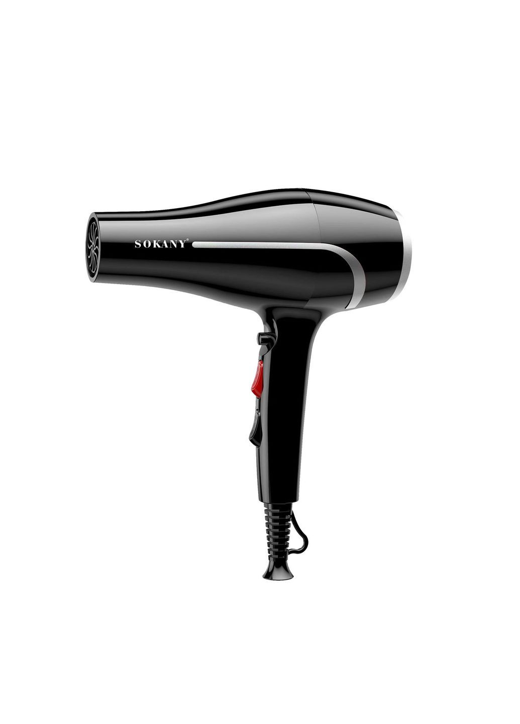 Фен для волосся SK-14021 з насадками 2400Вт Чорний Sokany (340820622)