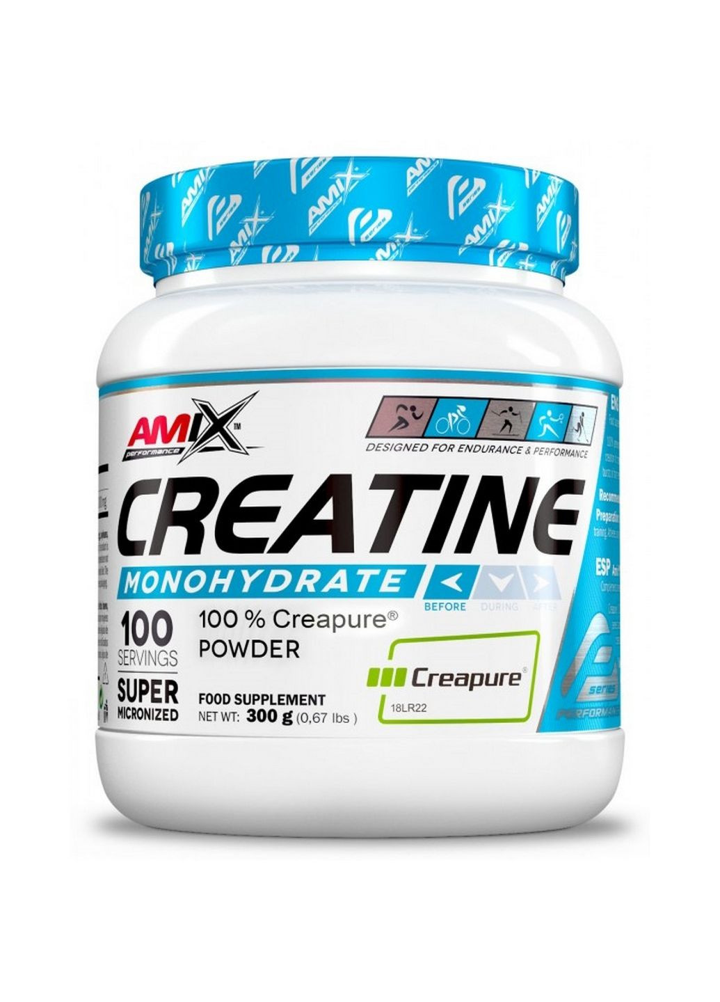 Креатин Performance Creatine Creapure, 300 грамм Amix Nutrition (293342671)