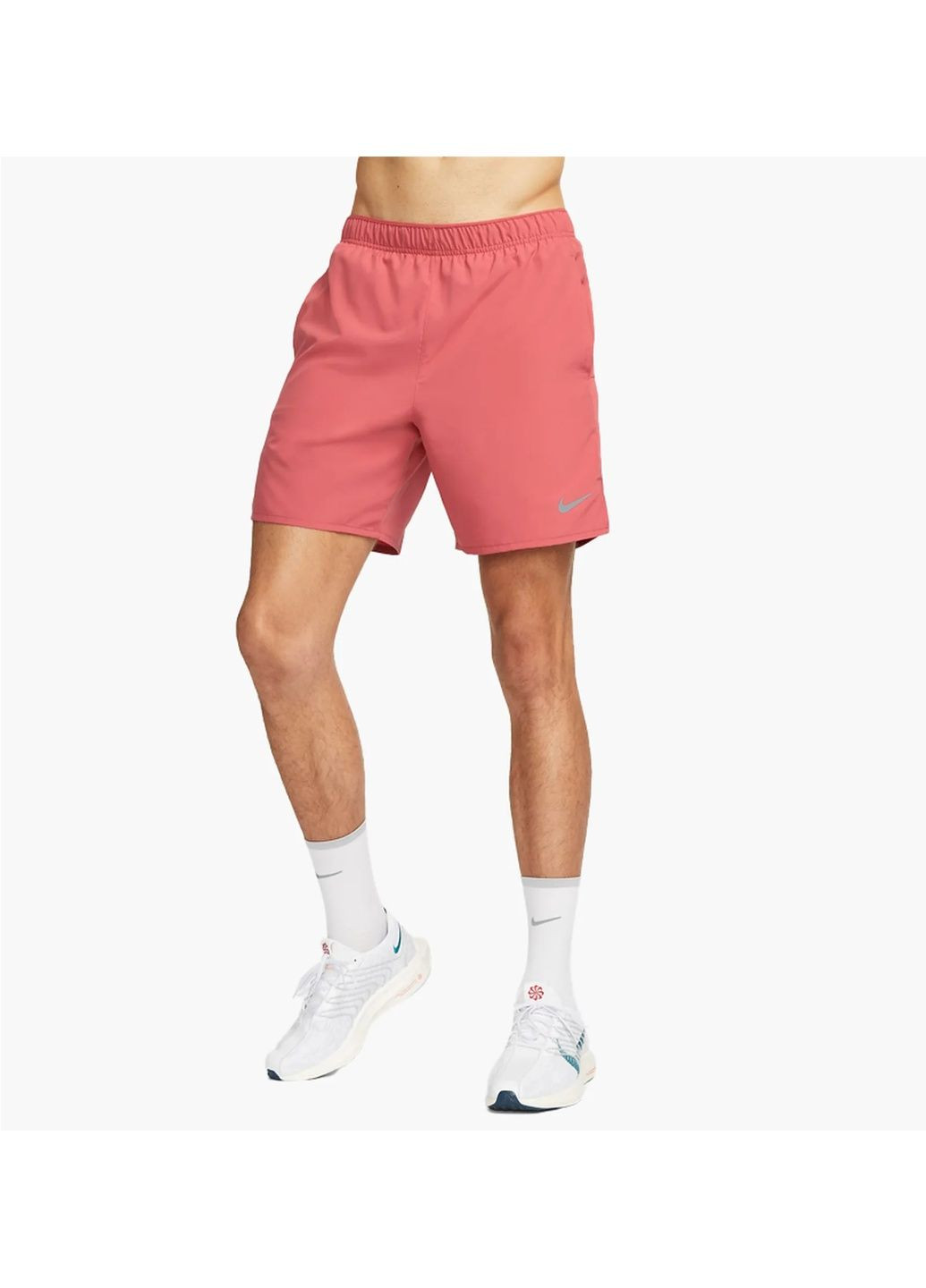 Шорты мужские 2 W 1 Dri-Fit Challenger 18 Cm Pink Nike (366039117)