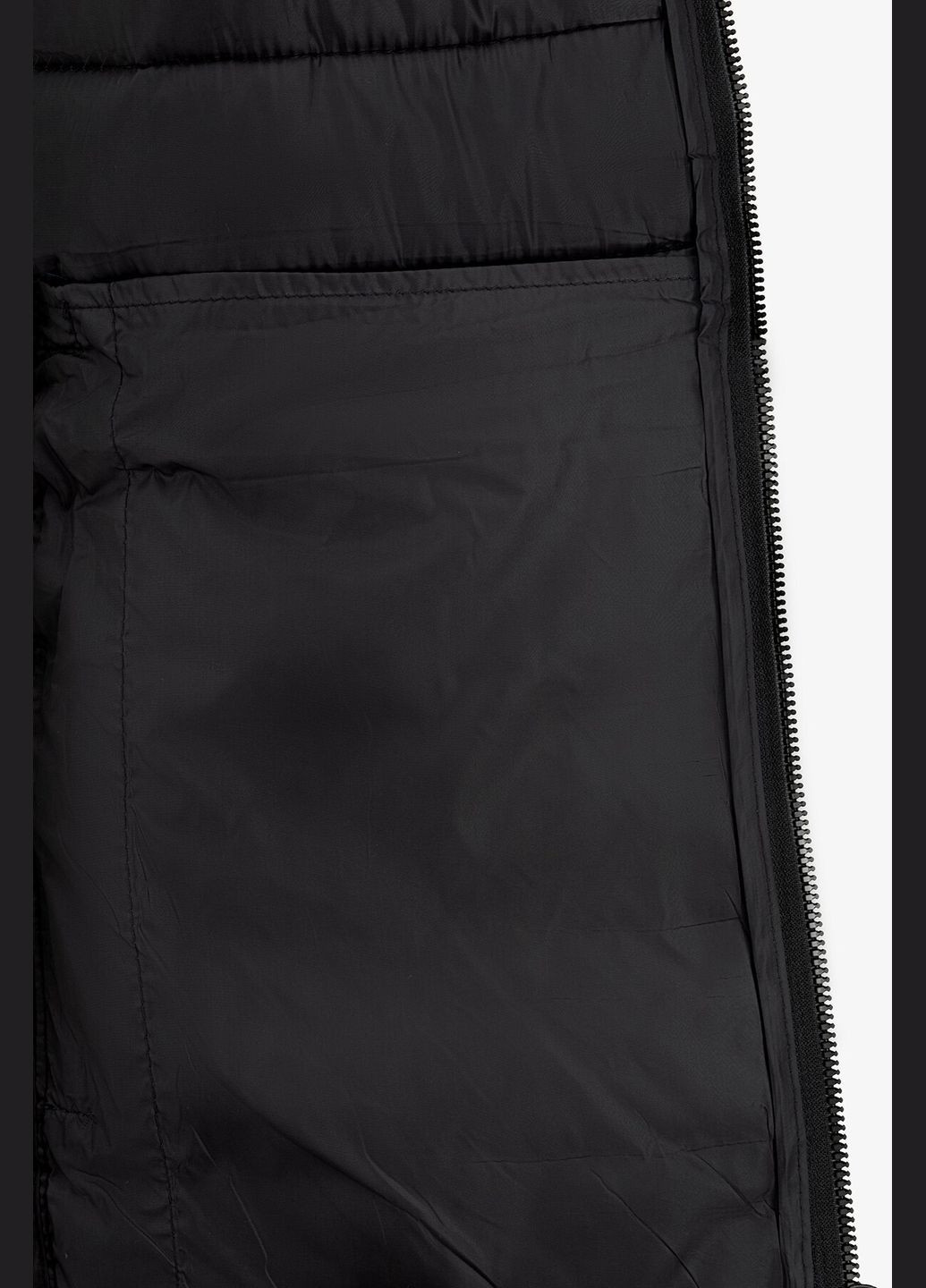 Черная демисезонная куртка однотонная мужская 2320 черный shop (2000990873125) No Brand