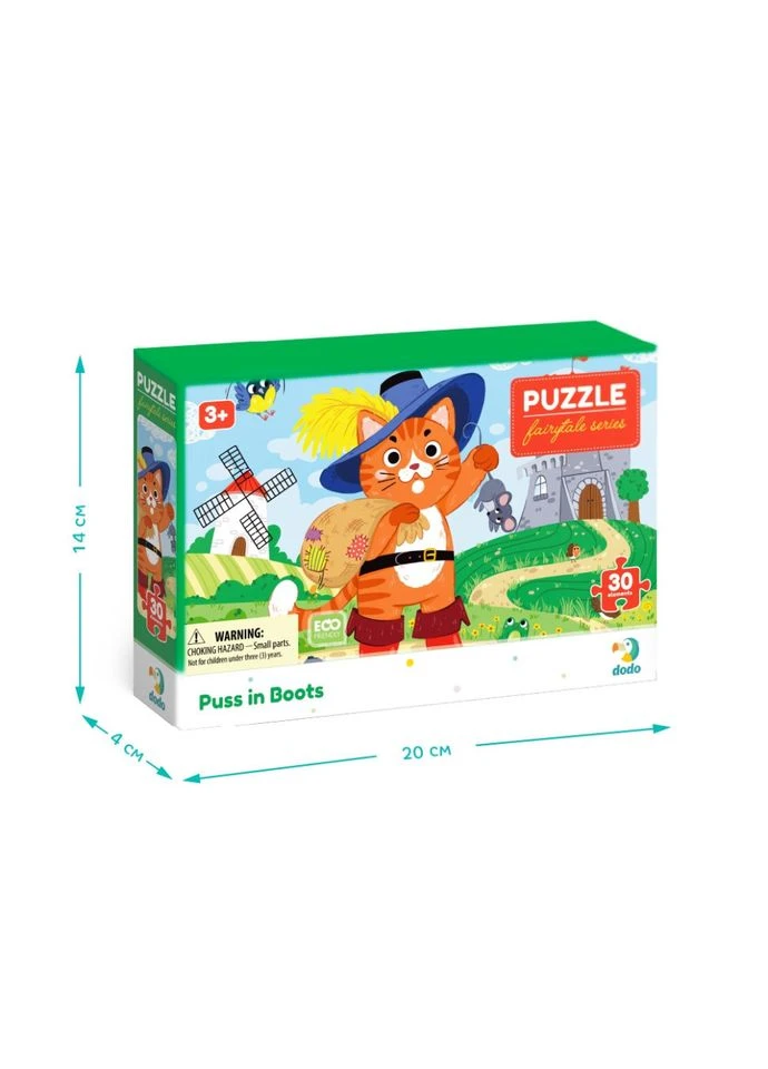 Дитячий пазл Кіт у чоботях Toys 300693 30 елементів Seli Dodo (394381990)