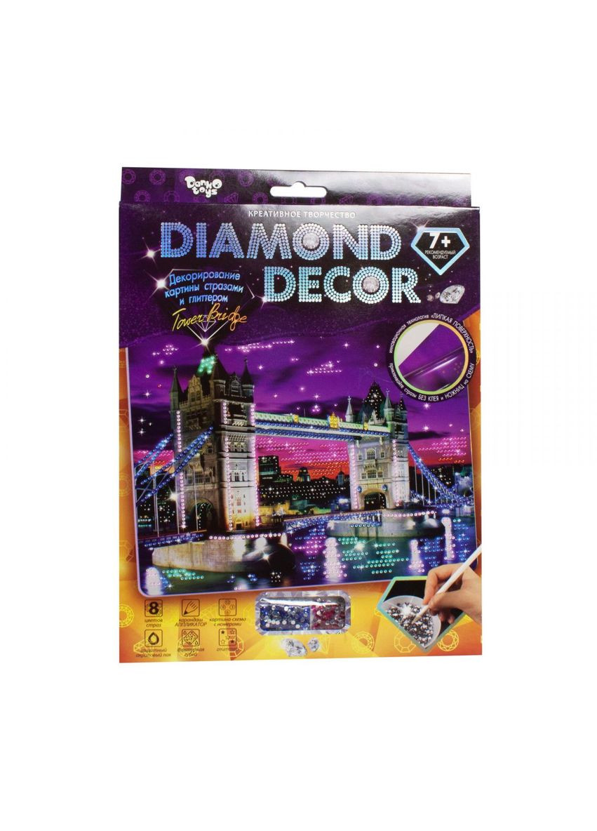 Набор для творчества "Diamond Decor: Тауэрский мост" Dankotoys (294726816)