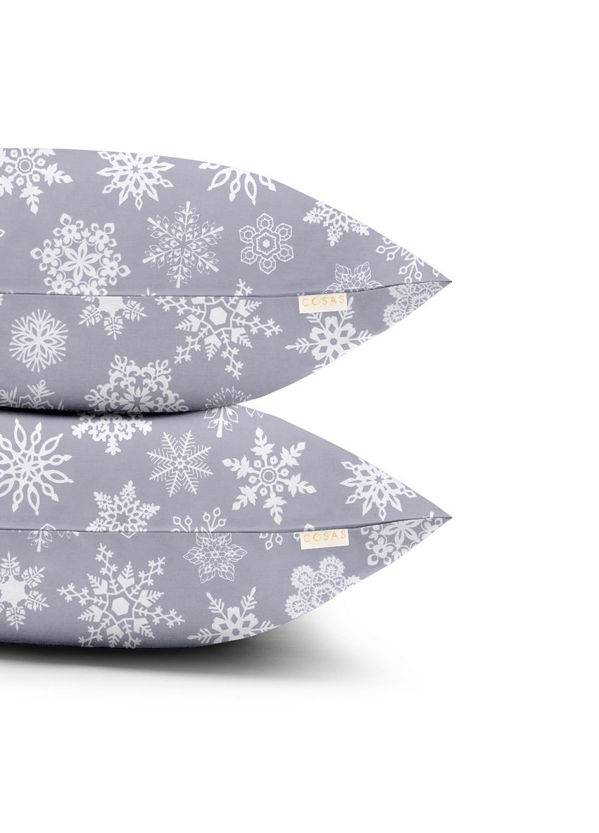Наволочка фланель 40х60 SNOWFLAKES CS1 (4822052371664) Cosas (366961569)
