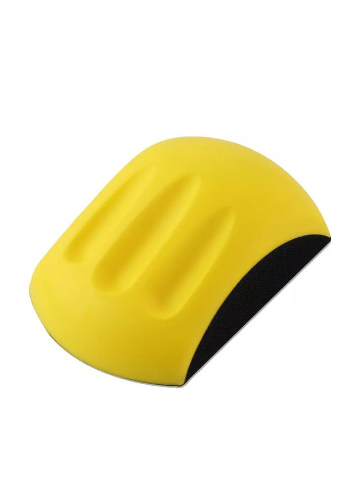 Блок шлифовальный ручной полиуретановый Ø125мм с липучкой (прямоугольный) 1 шт (9110171) Sigma (360881402)