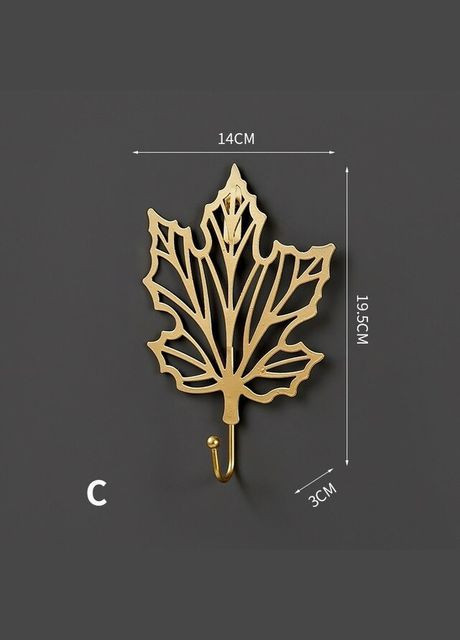 Крючок для одежды в форме листьев N4 (TA0001_4) No Brand (317252689)