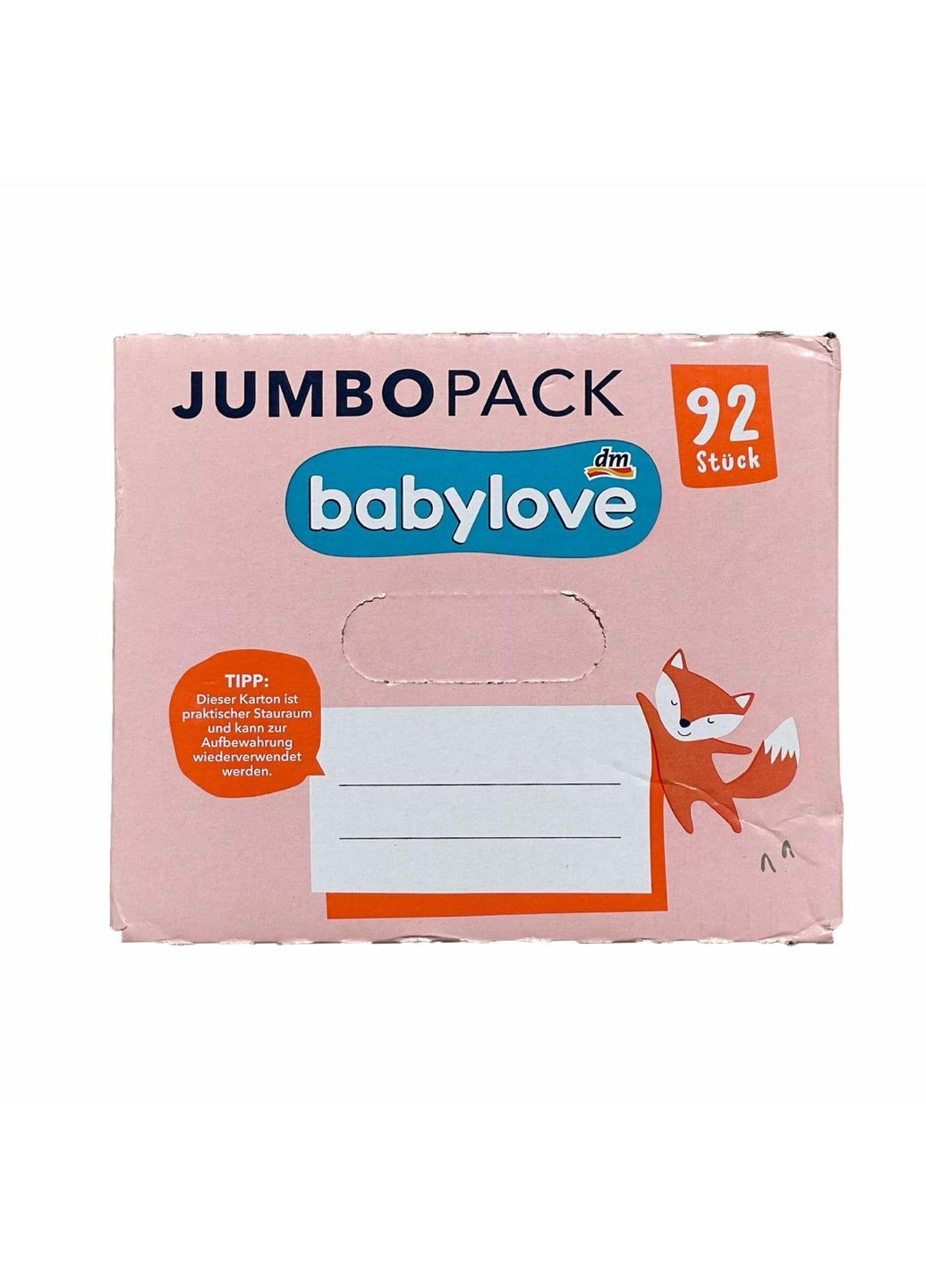Подгузники 3 4-9 кг 92 шт. Jumbo Pack BabyLove (369144166)