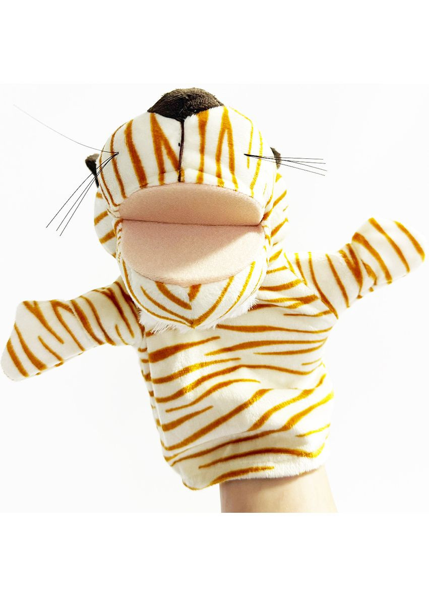Игрушка на руку Тигр светлый для кукольного театра 27 см No Brand (366027170)